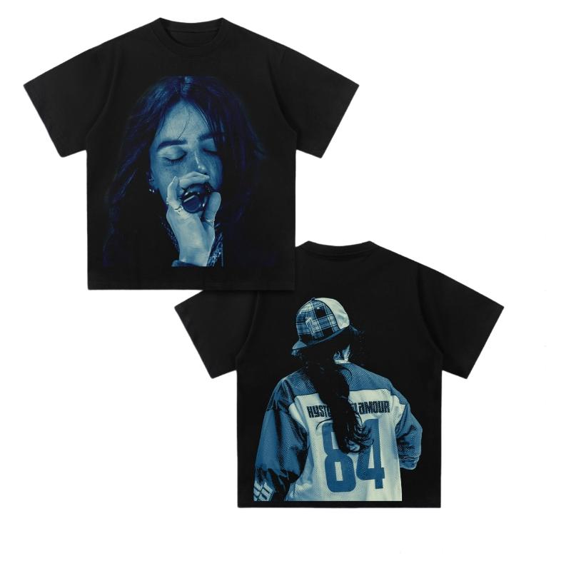 Oversized Blue Tone Billie Eilish TShirt 100 Cotton Crew Neck Short Sleeve Harajuku Pop Music Casual Graphic Loose Tee 4XL
Oversized Blue Tone Billie Eilish TShirt 100 Cotton Crew Neck Short Sleeve Harajuku Pop Music Casual Graphic Loose Tee 4XL