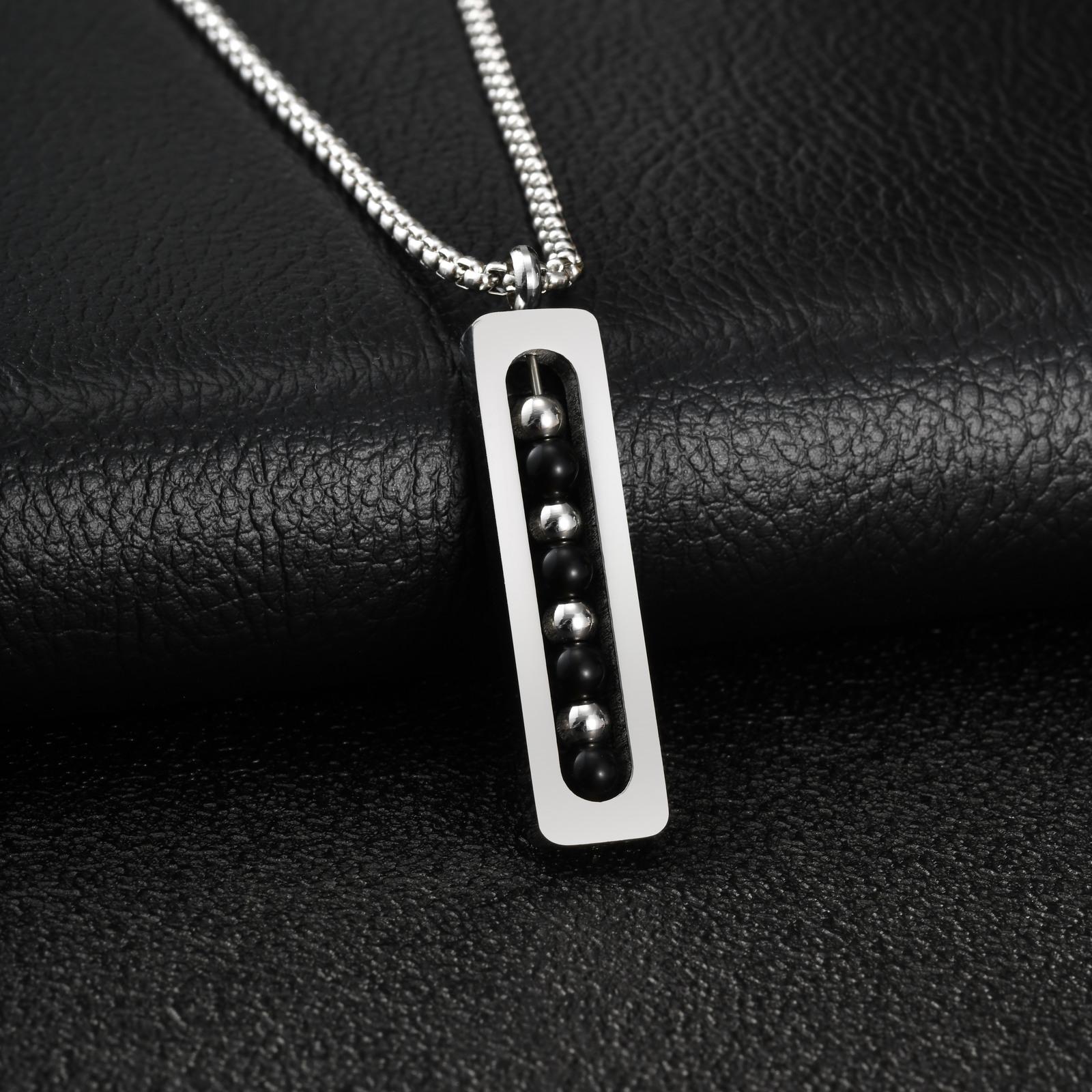 Vnox Stainless Steel Natural Stone Pendant Necklaces, Rectangle Bead Pendant Long Chain Necklace 60cm, Jewelry Gifts for Men Him 60cm 24inch
Vnox Stainless Steel Natural Stone Pendant Necklaces, Rectangle Bead Pendant Long Chain Necklace 60cm, Jewelry Gifts for Men Him 60cm 24inch