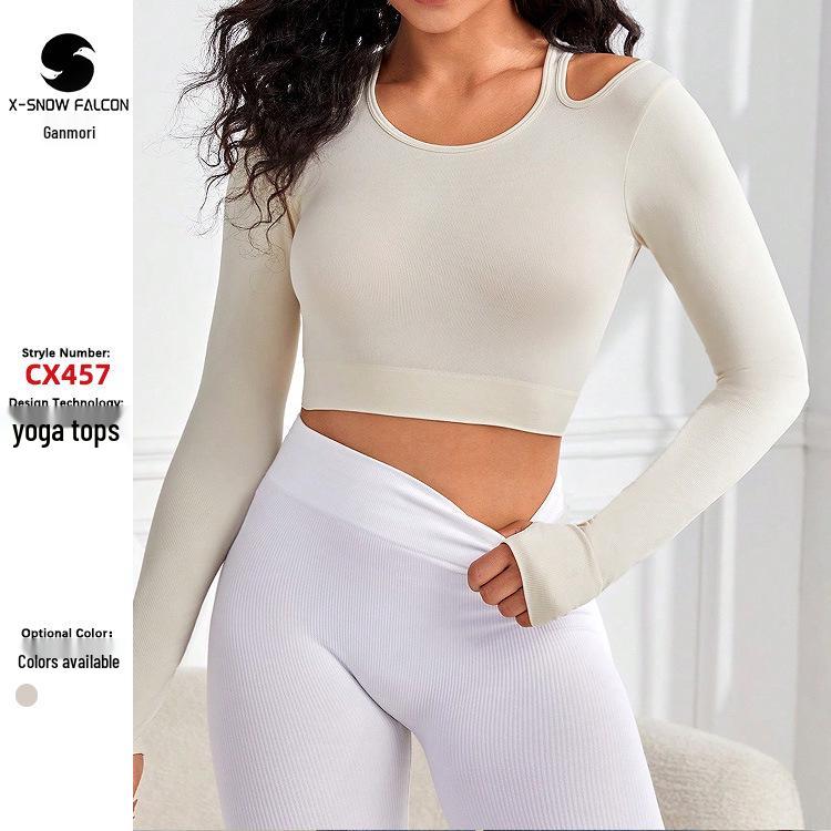 European and American Autumn Slim Fit Hollow Out Quick-Dry Long Sleeve Yoga Top Small хакі
European and American Autumn Slim Fit Hollow Out Quick-Dry Long Sleeve Yoga Top Small хакі