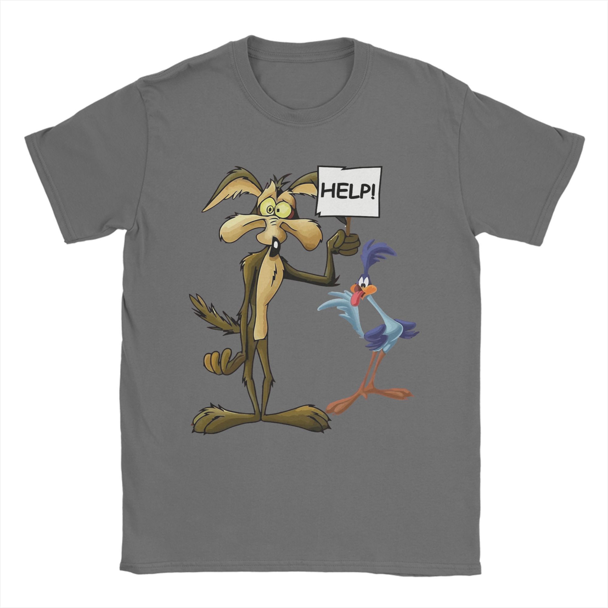 Wile E. Coyote And The Road Runner T-Shirt Summer Harajuku T-Shirts Man Cotton O Neck Plus Size 5XL Tees Short Sleeve 3XL
Wile E. Coyote And The Road Runner T-Shirt Summer Harajuku T-Shirts Man Cotton O Neck Plus Size 5XL Tees Short Sleeve 3XL