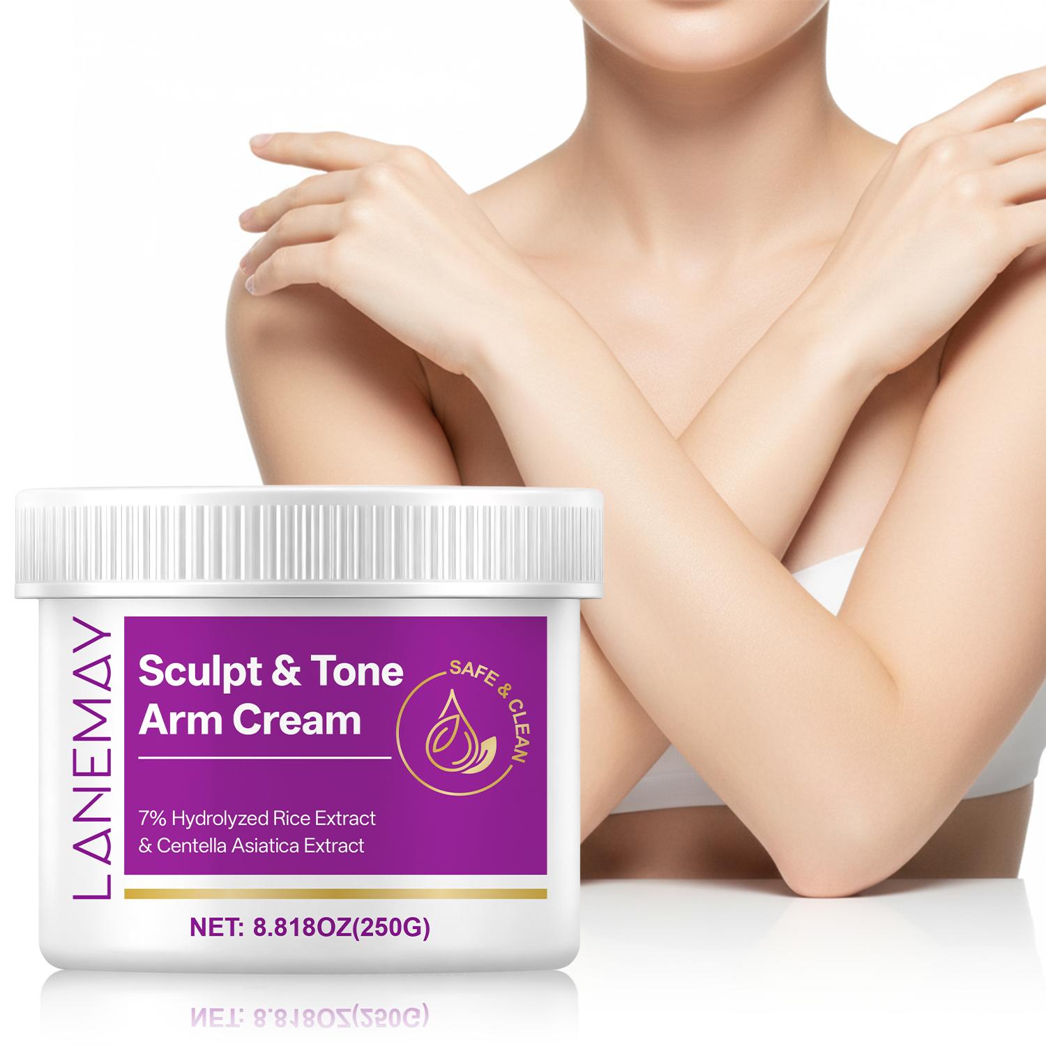 Sculpt & Tone Arm Cream-Moisturizing, Shape And Tighten Arms, Brighten Skin-Caresuitable For All Skin Types, 250g
Sculpt & Tone Arm Cream-Moisturizing, Shape And Tighten Arms, Brighten Skin-Caresuitable For All Skin Types, 250g
