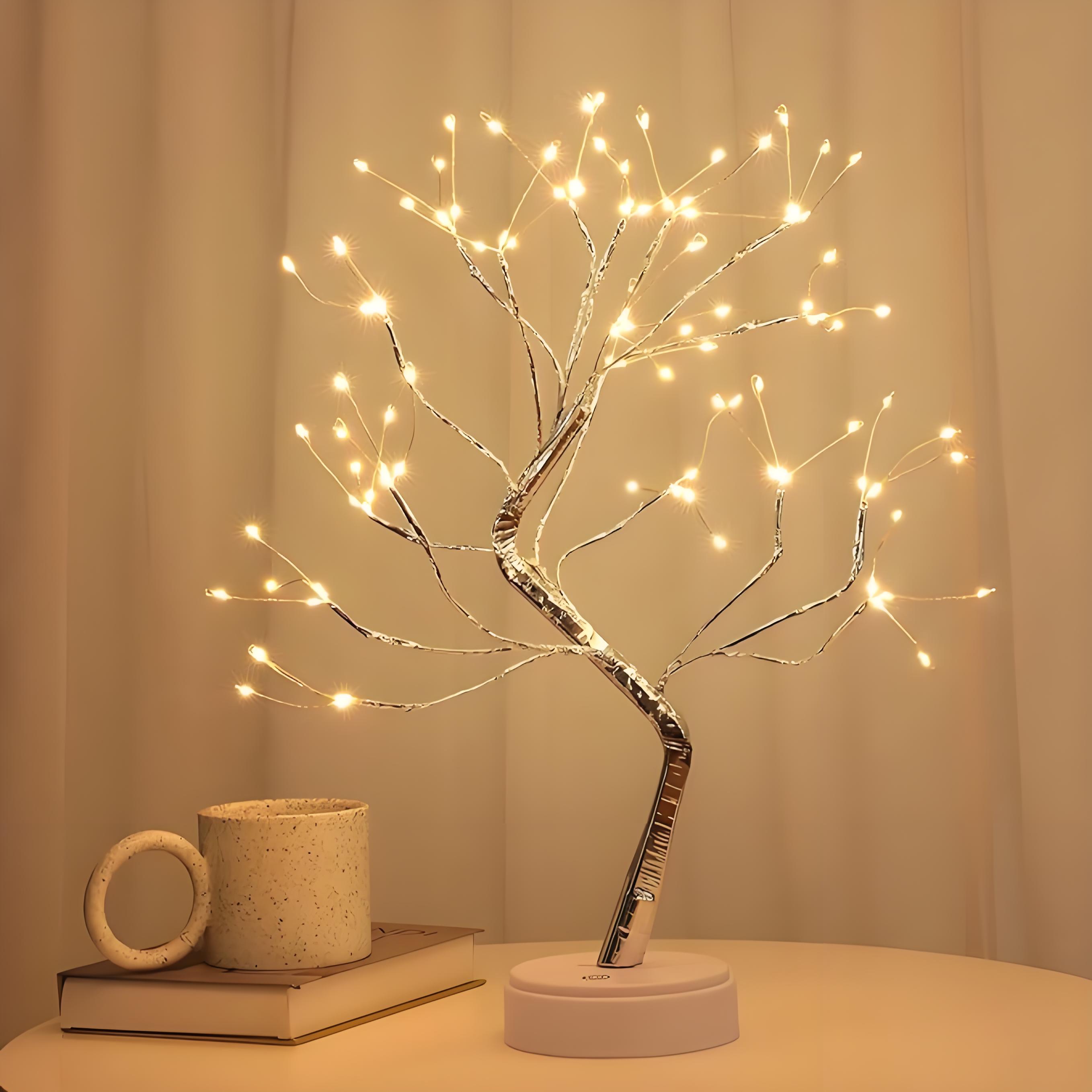 20 Warm White Twinkle Tree Lamp, 108 LED Fairy Lights Battery/USB Operated, DIY Bendable Tabletop Decor for Home Christmas Gift
20 Warm White Twinkle Tree Lamp, 108 LED Fairy Lights Battery/USB Operated, DIY Bendable Tabletop Decor for Home Christmas Gift