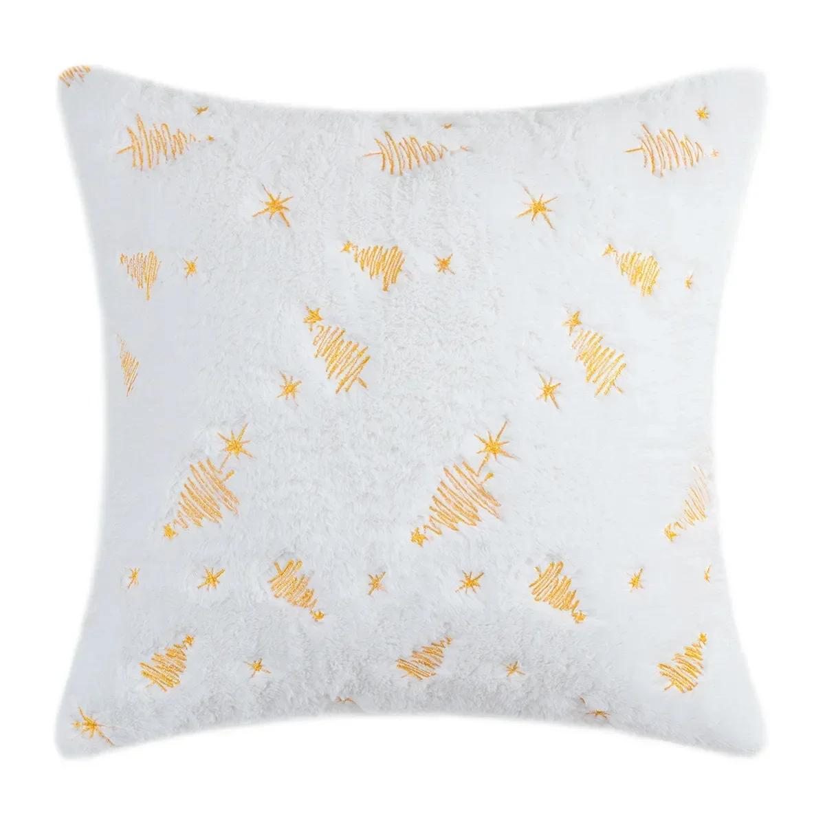 Christmas Tree Snowflake Throw Pillow Plush Cushion/ Pillow Cover for Sofa Living Room Decoration Nordic Pillowcases Home Decor 45x45cm золотий
Christmas Tree Snowflake Throw Pillow Plush Cushion/ Pillow Cover for Sofa Living Room Decoration Nordic Pillowcases Home Decor 45x45cm золотий