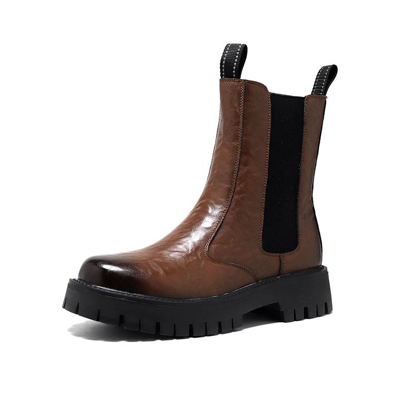 Internet celebrity white chelsea boots men s tide ins british cigarette tube martin boots European and American high-top knight middle help 61199-R 45
Internet celebrity white chelsea boots men s tide ins british cigarette tube martin boots European and American high-top knight middle help 61199-R 45