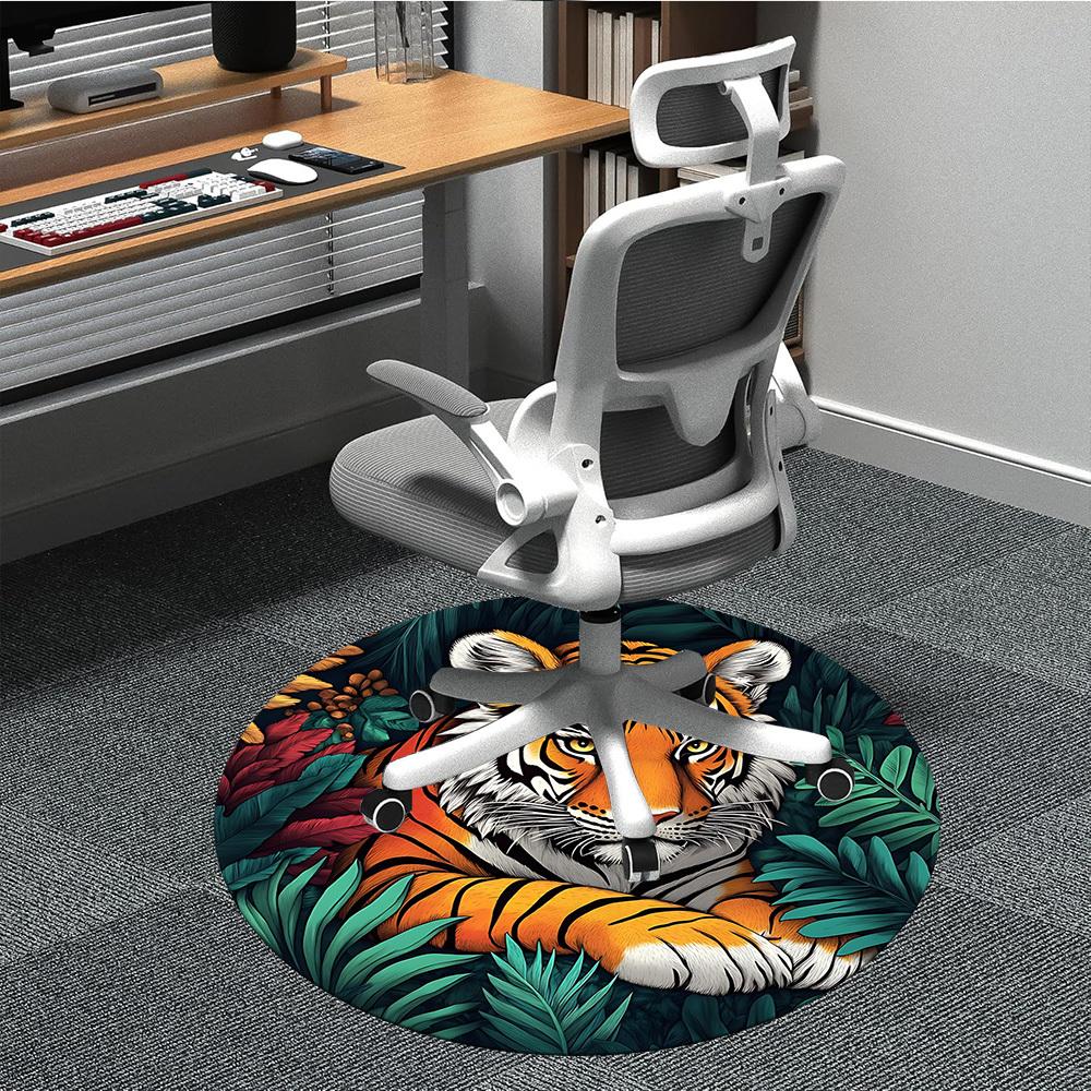 1pc Tiger Print Chair Carpet for Office, Soft Flannel Throw Mat, Perfect for Office,Holiday Party Decoration Choice yy251113070 80cm by 80cm
1pc Tiger Print Chair Carpet for Office, Soft Flannel Throw Mat, Perfect for Office,Holiday Party Decoration Choice yy251113070 80cm by 80cm