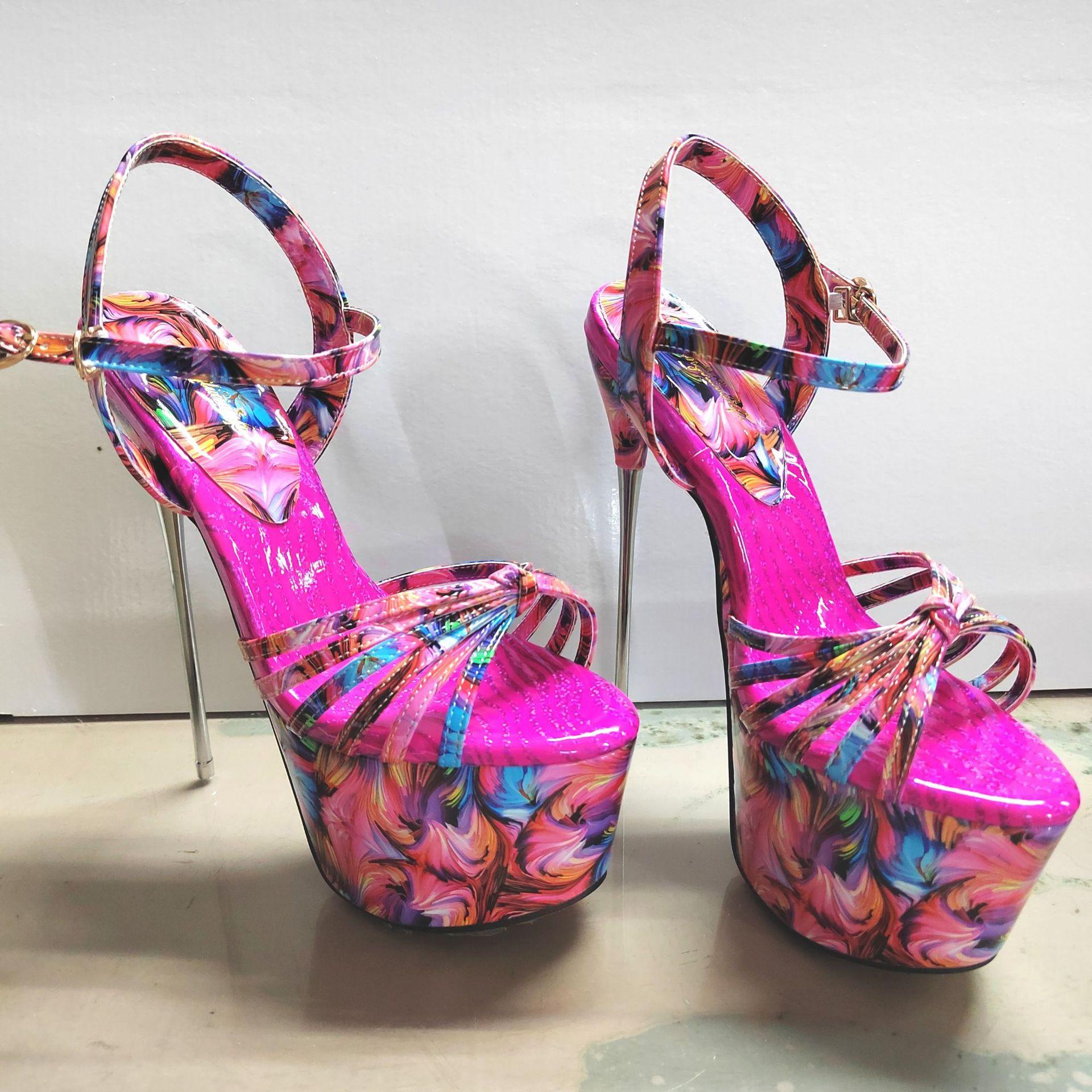 Summer 19cm Metal Thin High Heels Sandals Female Platform Women s Shoes Narrow Band Steel Pipe Dance Buckle SM Stripper Pumps 34
Summer 19cm Metal Thin High Heels Sandals Female Platform Women s Shoes Narrow Band Steel Pipe Dance Buckle SM Stripper Pumps 34