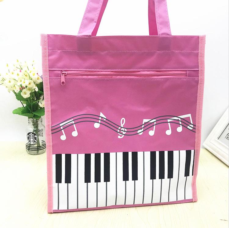 Eco-Friendly Musical Notes Tote Bag for Students and Teachers - Two-Layer Shopping, Piano Book, and Stationery Storage Bag
Eco-Friendly Musical Notes Tote Bag for Students and Teachers - Two-Layer Shopping, Piano Book, and Stationery Storage Bag
