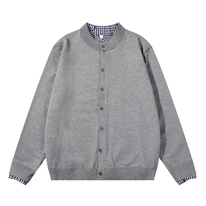 Trendy Men s Plaid Patchwork Two-Piece Knit Cardigan - Unisex Spring & Autumn Sweater Medium сірий колір
Trendy Men s Plaid Patchwork Two-Piece Knit Cardigan - Unisex Spring & Autumn Sweater Medium сірий колір