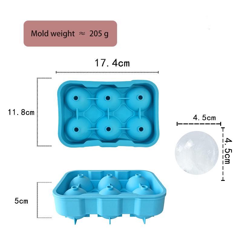 4/6 cavity silicone ice hockey tray, reusable round ice cube mold, perfect tool for frozen cocktails in kitchen bars
4/6 cavity silicone ice hockey tray, reusable round ice cube mold, perfect tool for frozen cocktails in kitchen bars