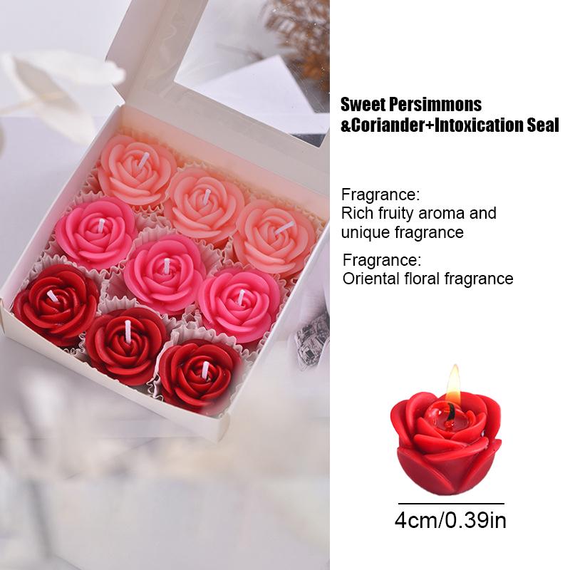 1 Set Banquet Romantic Scented Elegant Rose Mini-Sized Candles Fragrant Handmade Floating Wedding Ambiance-Boosting
1 Set Banquet Romantic Scented Elegant Rose Mini-Sized Candles Fragrant Handmade Floating Wedding Ambiance-Boosting