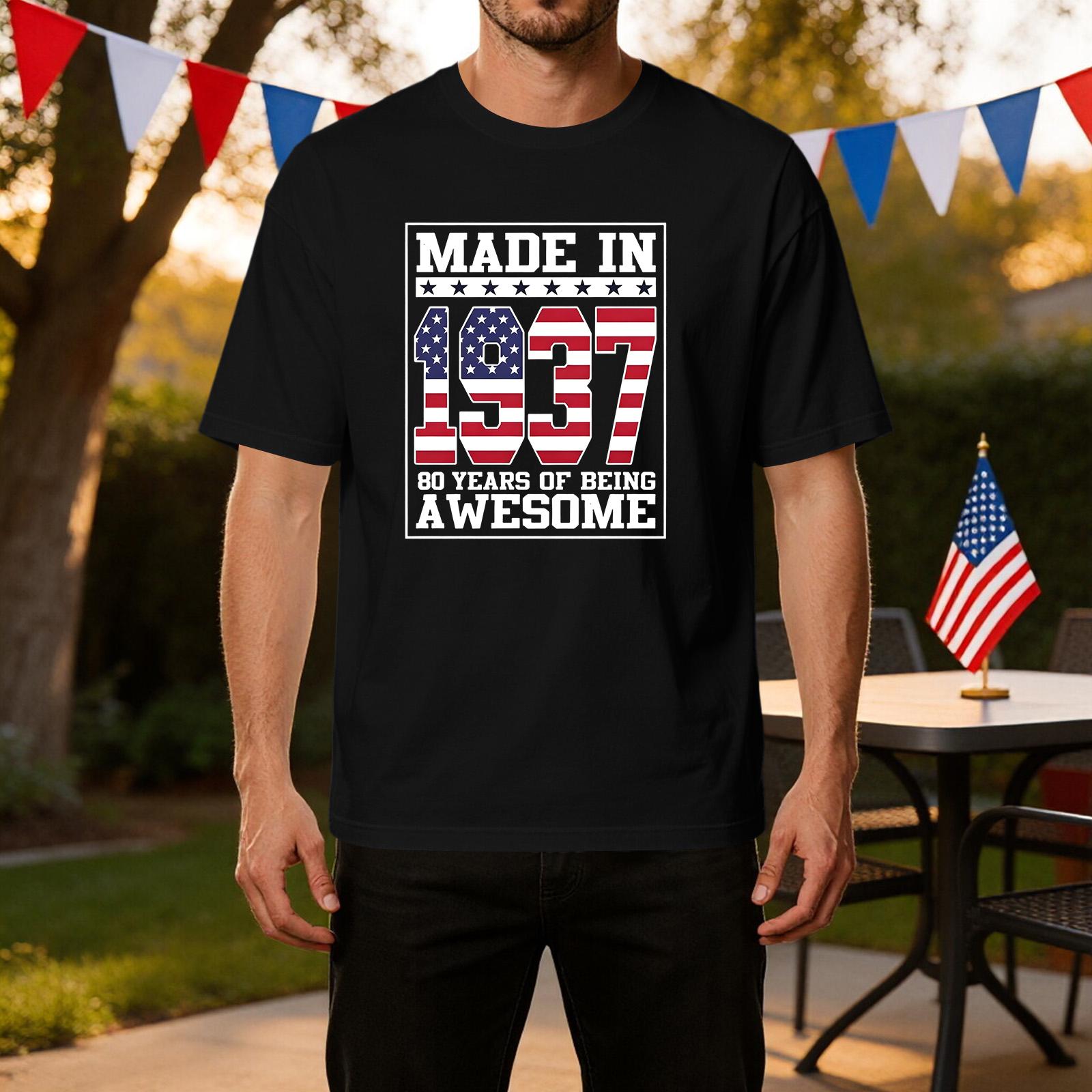 Men s Casual Short Sleeve T-Shirt Made in 1937 Graphic Print Crew Neck Lightweight Breathable Fabric Comfortable Fit L чёрный
Men s Casual Short Sleeve T-Shirt Made in 1937 Graphic Print Crew Neck Lightweight Breathable Fabric Comfortable Fit L чёрный