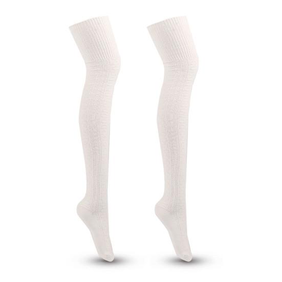 1Pair Women Stockings Lengthened Breathable Cotton Over Knee Thigh Socks for Lady білий
1Pair Women Stockings Lengthened Breathable Cotton Over Knee Thigh Socks for Lady білий