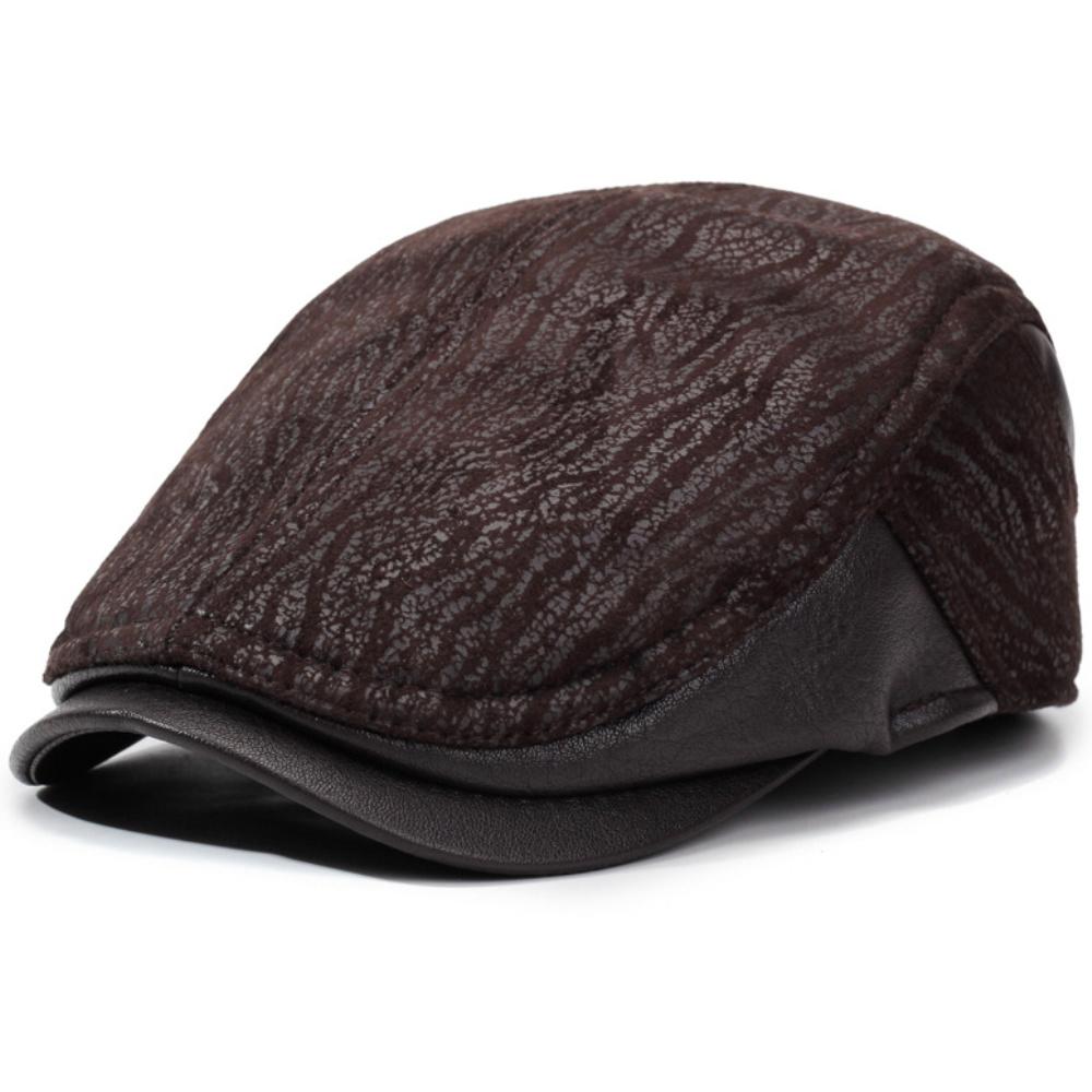 HT4845 Mens Beret Thick Warm Autumn Winter Hat Male Ivy Flat Cap Retro Beret Hat with Ear Flaps Dad Father Grandfather Beret Cap 56-60cm Adjustable кавовий
HT4845 Mens Beret Thick Warm Autumn Winter Hat Male Ivy Flat Cap Retro Beret Hat with Ear Flaps Dad Father Grandfather Beret Cap 56-60cm Adjustable кавовий