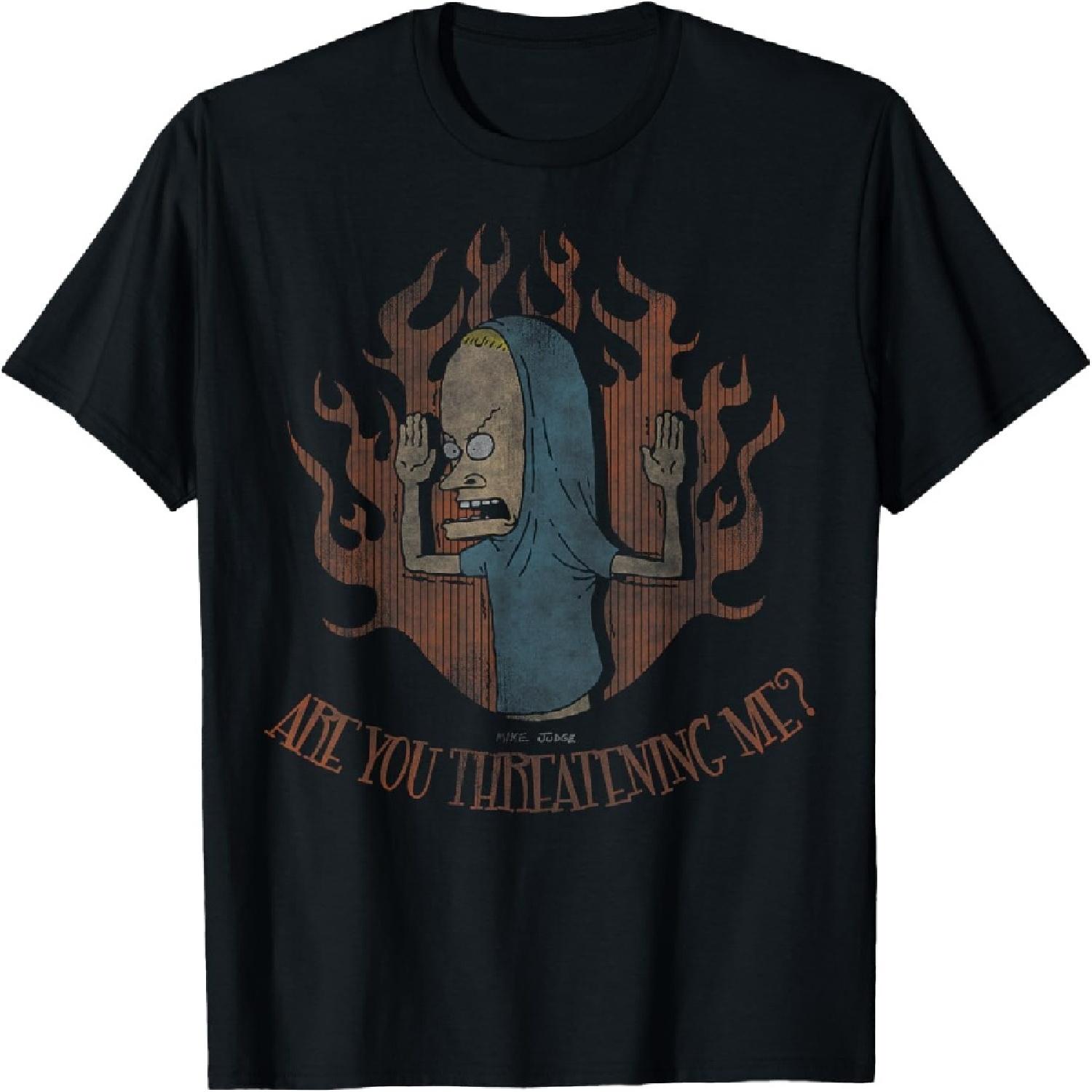Beavis and Butt-Head Beavis Are You Threatening Me T-Shirt S
Beavis and Butt-Head Beavis Are You Threatening Me T-Shirt S