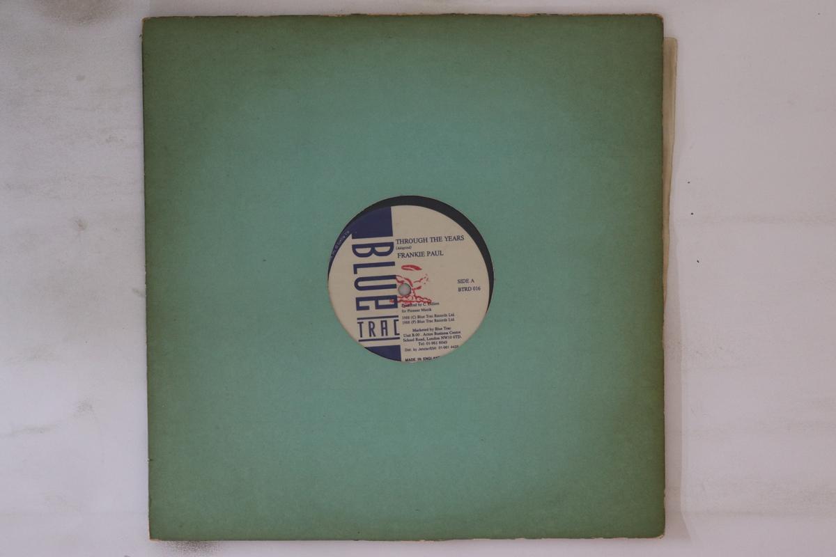 12inch Record FRANKIE PAUL - Through The Years BTRD016 Blue Trac Recor 1988 UK Reggae, Ska & Dub Used
12inch Record FRANKIE PAUL - Through The Years BTRD016 Blue Trac Recor 1988 UK Reggae, Ska & Dub Used