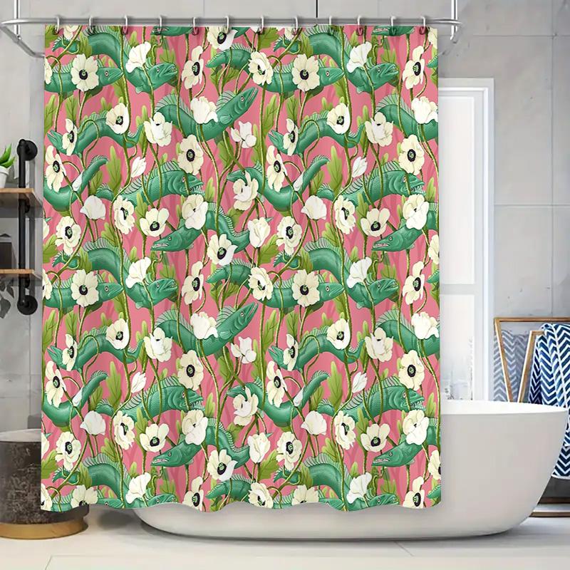 Floral Botanical Shower Curtain Tropical Greenery Leaf Pattern Bathroom Decor Waterproof Fabric Backdrop W60H190(CM)-1 Pcs
Floral Botanical Shower Curtain Tropical Greenery Leaf Pattern Bathroom Decor Waterproof Fabric Backdrop W60H190(CM)-1 Pcs
