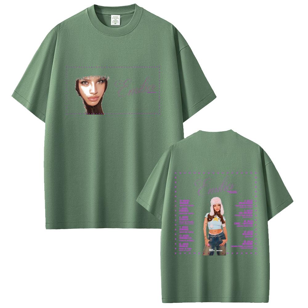 Emilia Mernes World Tour 2025 Tshirt Unisex Women Clothing Fashion Pop Music Short Sleeve T Shirts MP3 Hip Hop Casual Streetwear 4XL
Emilia Mernes World Tour 2025 Tshirt Unisex Women Clothing Fashion Pop Music Short Sleeve T Shirts MP3 Hip Hop Casual Streetwear 4XL