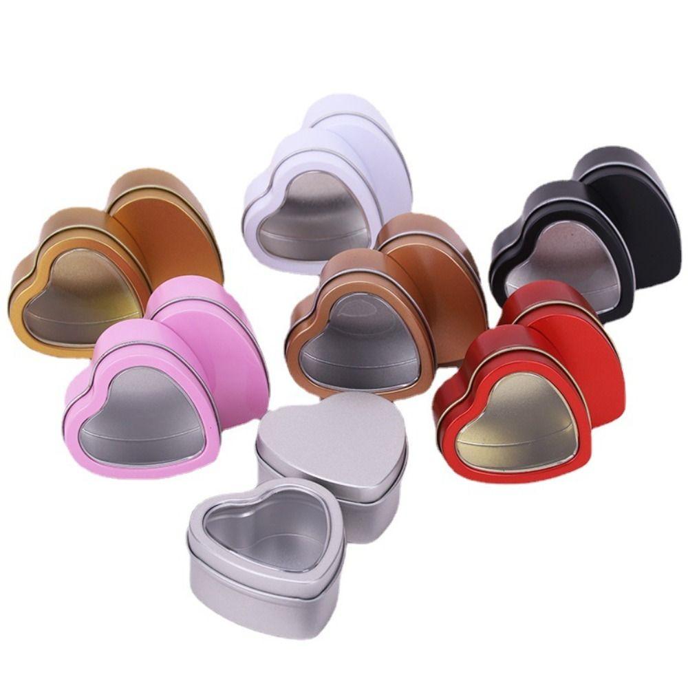 Silver/Red/Pink Heart Metal Box Tinplate Jewelry Box Practical Heart-shaped Containers Home Pink-style B
Silver/Red/Pink Heart Metal Box Tinplate Jewelry Box Practical Heart-shaped Containers Home Pink-style B