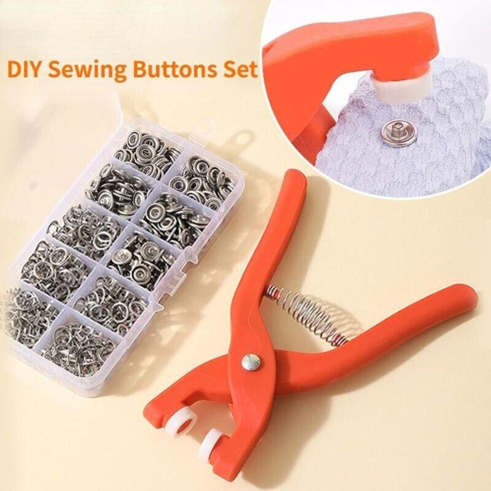 Crimping Pliers Installation Tool Snap Fasteners Metal Sewing Buttons Pressure Plier Plastic Pliers 50pcs Set
Crimping Pliers Installation Tool Snap Fasteners Metal Sewing Buttons Pressure Plier Plastic Pliers 50pcs Set