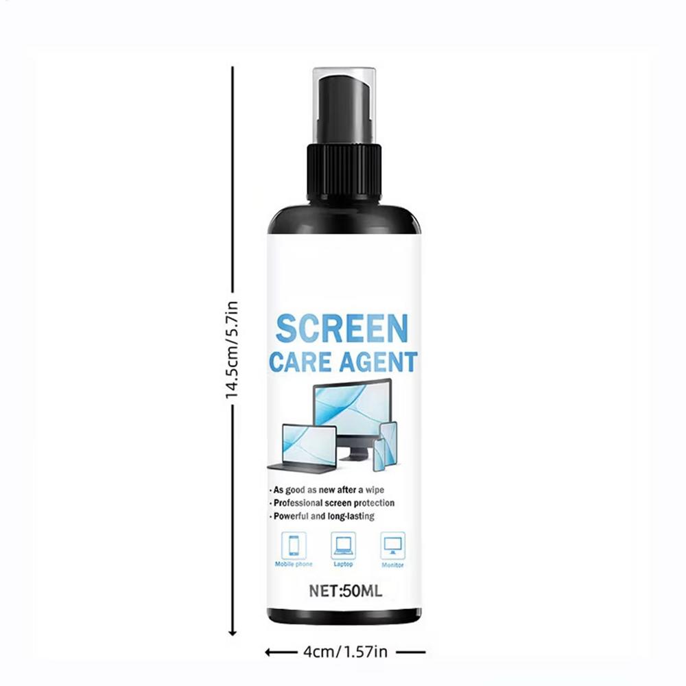 Screen Cleaner Spray Kit 50ml with Cloth Electronic Devices Cleaner for TV Phone Monitor, Dust Remover for Glasses Lens
Screen Cleaner Spray Kit 50ml with Cloth Electronic Devices Cleaner for TV Phone Monitor, Dust Remover for Glasses Lens