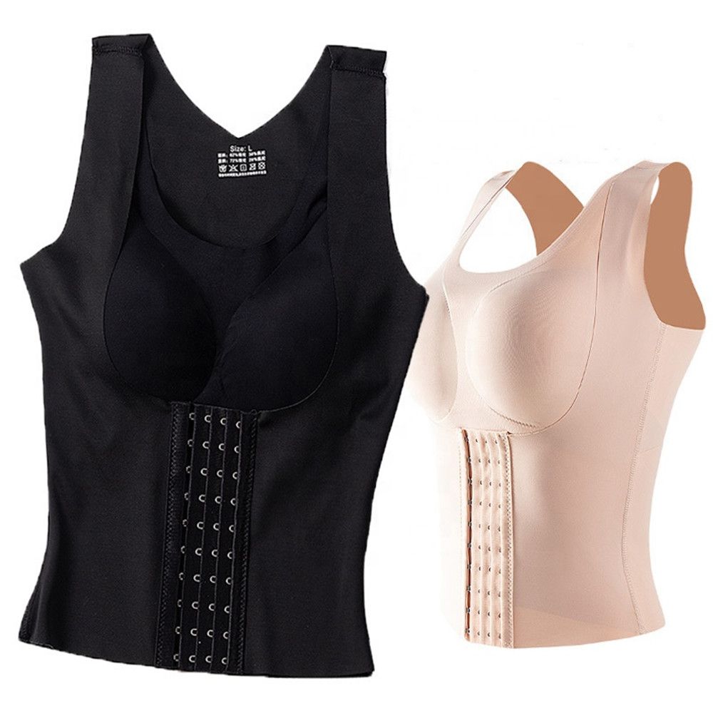 Closure Bra X-Strap Support Women Slimming Vest Posture Corrector Bra Padded Camisole Corset Top XXL чорний
Closure Bra X-Strap Support Women Slimming Vest Posture Corrector Bra Padded Camisole Corset Top XXL чорний