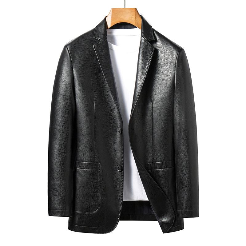 Весенняя и осенняя куртка из натуральной кожи, мужской костюм, короткая кожаная куртка из овчины 4XL
Весенняя и осенняя куртка из натуральной кожи, мужской костюм, короткая кожаная куртка из овчины 4XL