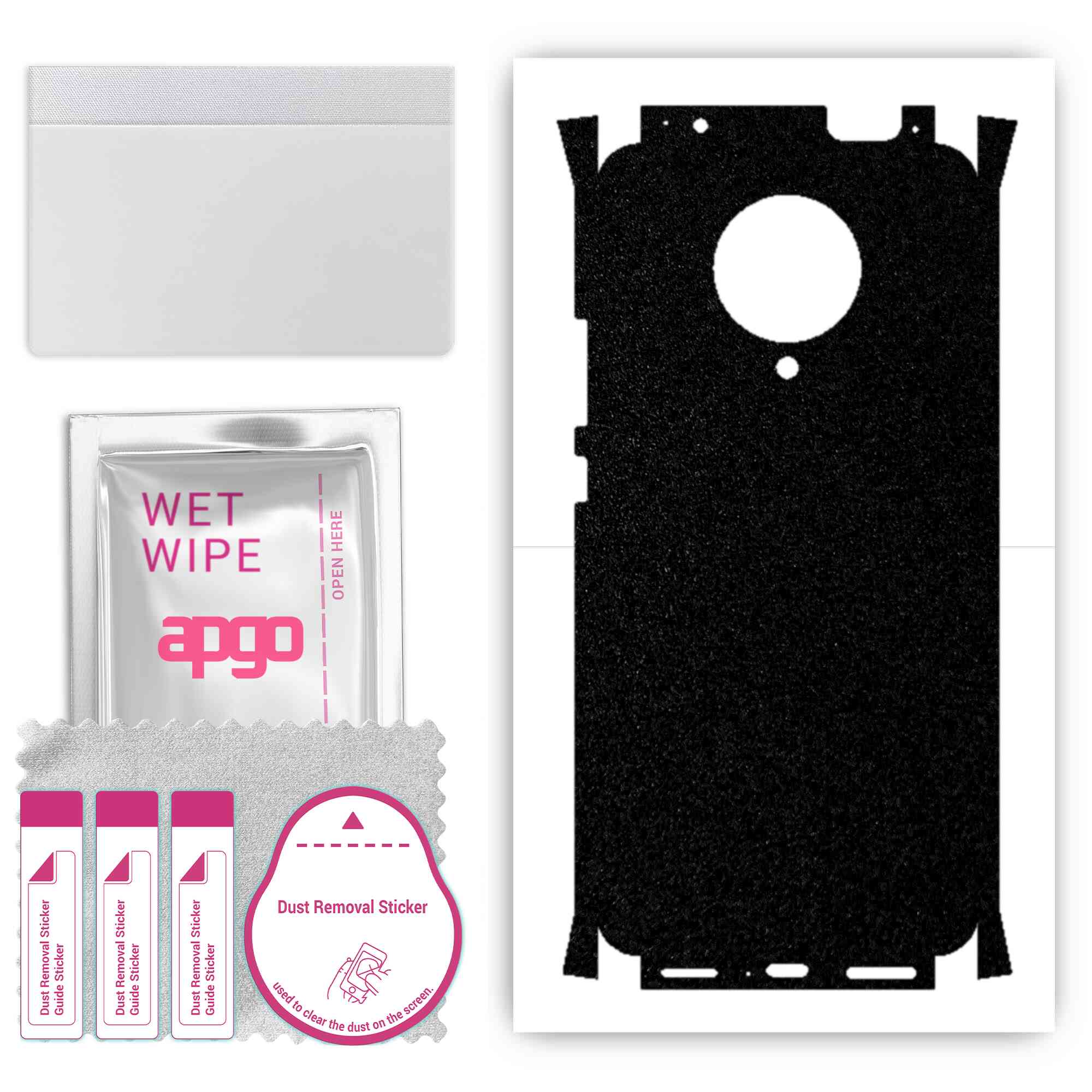apgo Protective Skin Sticker for the back+sides compatible with Xiaomi Poco F2 Pro, Full Wrap Film, Foil, Vinyl - Pattern Matte Black
apgo Protective Skin Sticker for the back+sides compatible with Xiaomi Poco F2 Pro, Full Wrap Film, Foil, Vinyl - Pattern Matte Black