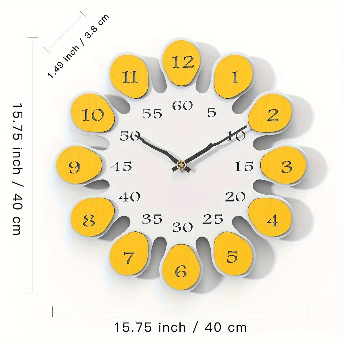 Современные деревянные настенные часы «Подсолнух», бесшумные, на батарейках, идеально подходят для декора гостиной, детской комнаты White And Yellow Wooden Wall Clock
Современные деревянные настенные часы «Подсолнух», бесшумные, на батарейках, идеально подходят для декора гостиной, детской комнаты White And Yellow Wooden Wall Clock