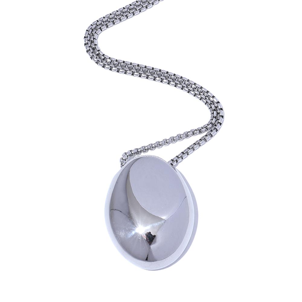 Yhpup 70cm Minimalist Long Unisex Sweater Chain Jewelry 316l Stainless Steel Oval Pendant Necklace for Men Women Waterproof
Yhpup 70cm Minimalist Long Unisex Sweater Chain Jewelry 316l Stainless Steel Oval Pendant Necklace for Men Women Waterproof