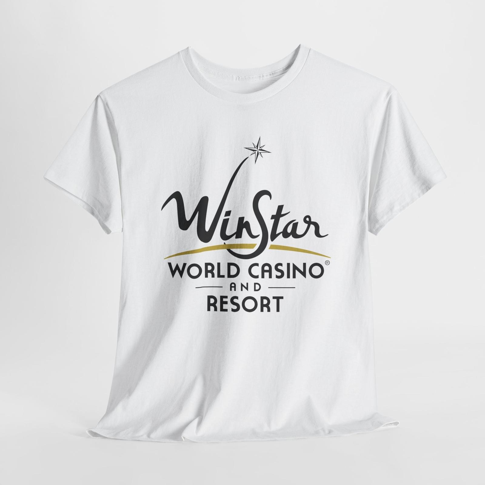 Vintage WinStar World Casino Unisex Heavy Cotton T-Shirt Mens Womens Tees Top Tee Gambling Gift Vegas Winner 2XL
Vintage WinStar World Casino Unisex Heavy Cotton T-Shirt Mens Womens Tees Top Tee Gambling Gift Vegas Winner 2XL