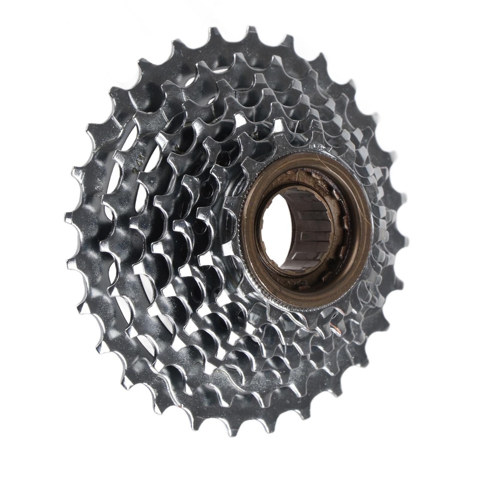 7 Speed Freewheel 1328T Bike Threaded Flywheel Silver Steel Bike Rotating Flywheel for Mountain Bikes
7 Speed Freewheel 1328T Bike Threaded Flywheel Silver Steel Bike Rotating Flywheel for Mountain Bikes
