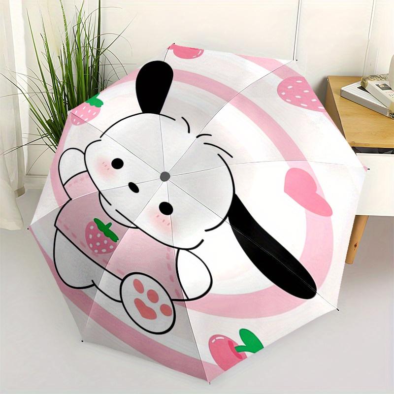 Cute Character,Strawberry Theme Automatic Folding Umbrella Simple 8 Rib Design, Bright Cartoon Pattern, Durable Iron Frame, Suitable For Tra
Cute Character,Strawberry Theme Automatic Folding Umbrella Simple 8 Rib Design, Bright Cartoon Pattern, Durable Iron Frame, Suitable For Tra
