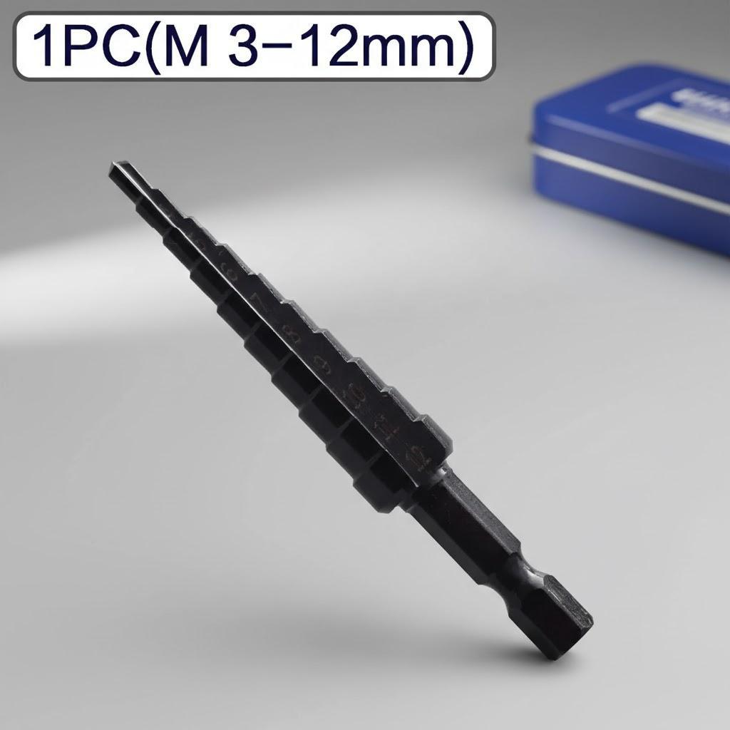 1PC Straight Groove Step Bit Nitridized Coated HSS Hexagon Shank Taper Drill Bit for Wood Plastic PVC Board High Speed Steel
1PC Straight Groove Step Bit Nitridized Coated HSS Hexagon Shank Taper Drill Bit for Wood Plastic PVC Board High Speed Steel