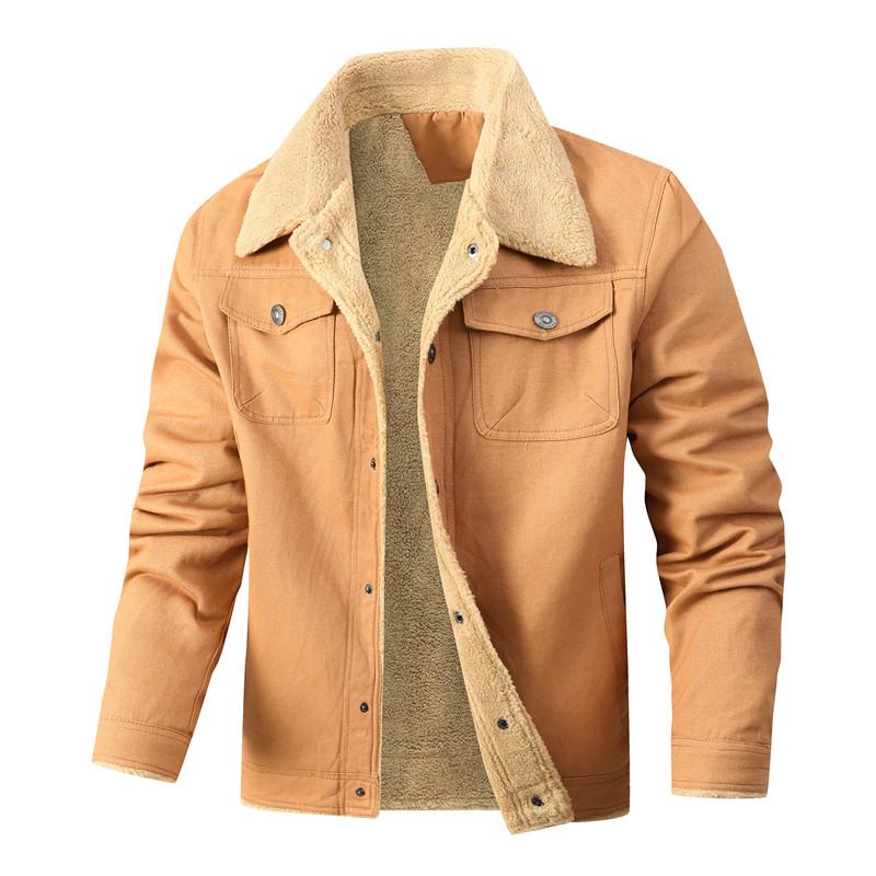Men s Autumn Winter Patch Pocket Lapel Jacket - Thickened Velvet Cotton Workwear XXXL
Men s Autumn Winter Patch Pocket Lapel Jacket - Thickened Velvet Cotton Workwear XXXL