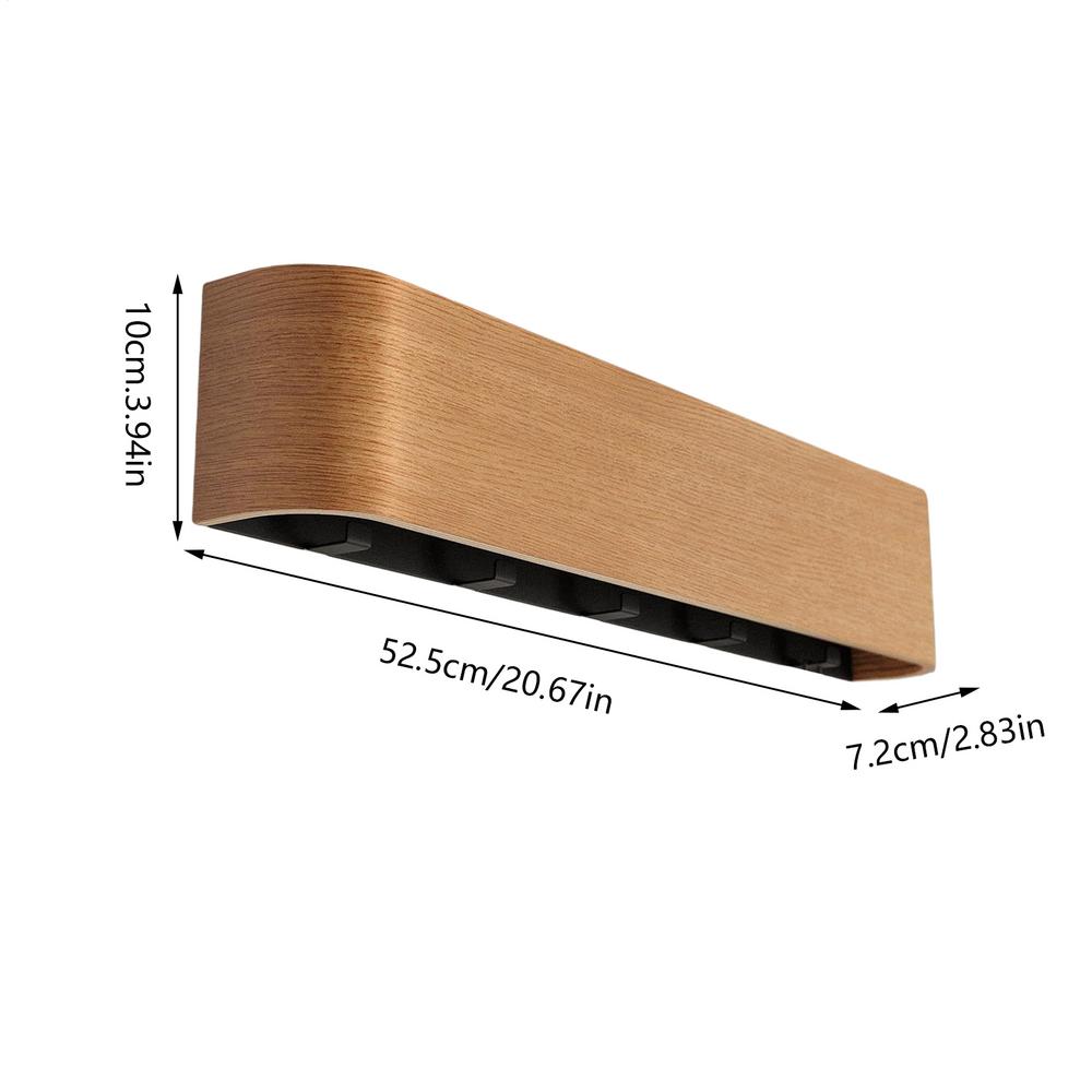 Coat Rack Wall Mount Wall Mounted Coat Hanger Rack With Hooks No-Drill Organizer Wooden Clothing Hanger For Household Bag Keys
Coat Rack Wall Mount Wall Mounted Coat Hanger Rack With Hooks No-Drill Organizer Wooden Clothing Hanger For Household Bag Keys