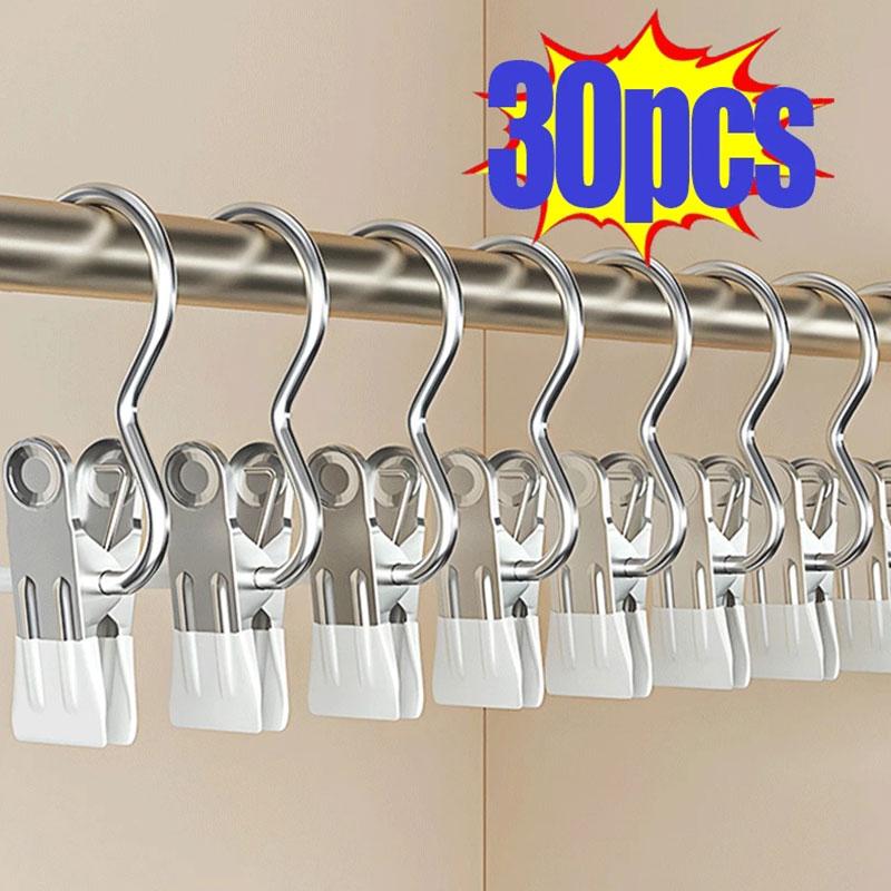 Stainless Steel Clothespins Laundry Clothes Pegs with Hook Pants Hanger Portable Hanging Clothes Clips Closet Clothes Organizer
Stainless Steel Clothespins Laundry Clothes Pegs with Hook Pants Hanger Portable Hanging Clothes Clips Closet Clothes Organizer