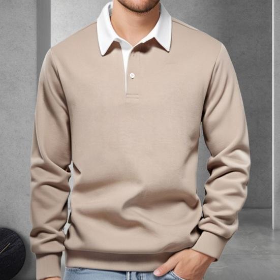 Yousheng Men Spring Fall Top Turn-down Collar Loose Pure Color Long Sleeves Buttoned Pullover Casual Daily Wear Commuting Sweatshirt S коричневый
Yousheng Men Spring Fall Top Turn-down Collar Loose Pure Color Long Sleeves Buttoned Pullover Casual Daily Wear Commuting Sweatshirt S коричневый