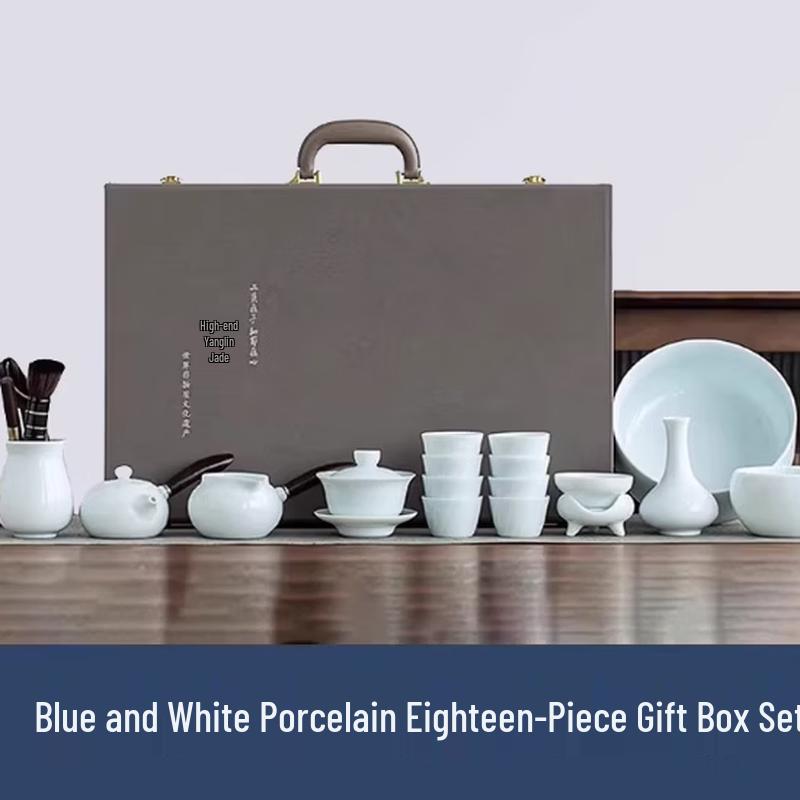 OEING 18-Piece Celadon Kung Fu Tea Set
OEING 18-Piece Celadon Kung Fu Tea Set