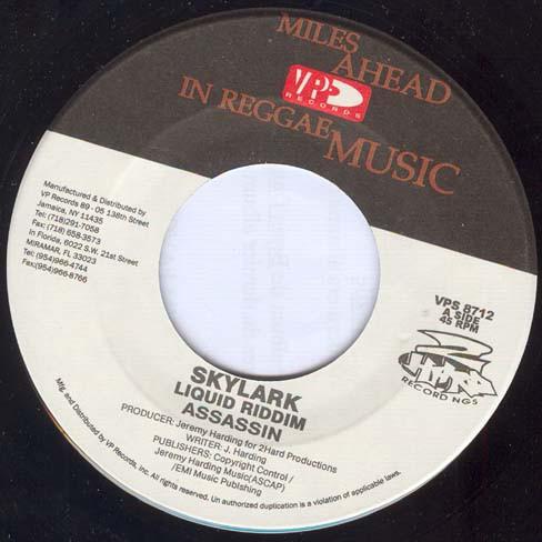 7inch Record ASSASSIN / SEAN PAUL - Skylark / Any Gal Mi Touch VPS8712 VP Records 2001 US Reggae, Ska & Dub Used
7inch Record ASSASSIN / SEAN PAUL - Skylark / Any Gal Mi Touch VPS8712 VP Records 2001 US Reggae, Ska & Dub Used