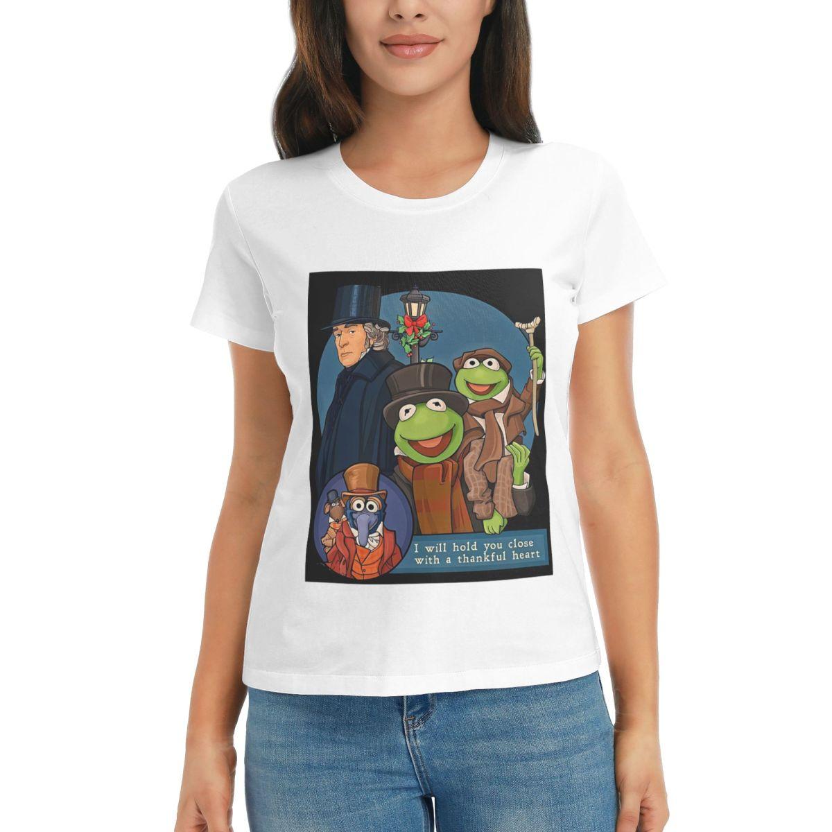 Women TShirt I Will Hold You Close With A Thankful Heart Muppet Christmas Carol Short Sleeve Tees Cotton T Shirts Clothes Tops S
Women TShirt I Will Hold You Close With A Thankful Heart Muppet Christmas Carol Short Sleeve Tees Cotton T Shirts Clothes Tops S