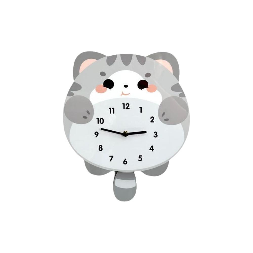 Уникальные настенные часы в форме кошки, цифровые часы, милые бесшумные часы, офис серый
Уникальные настенные часы в форме кошки, цифровые часы, милые бесшумные часы, офис серый
