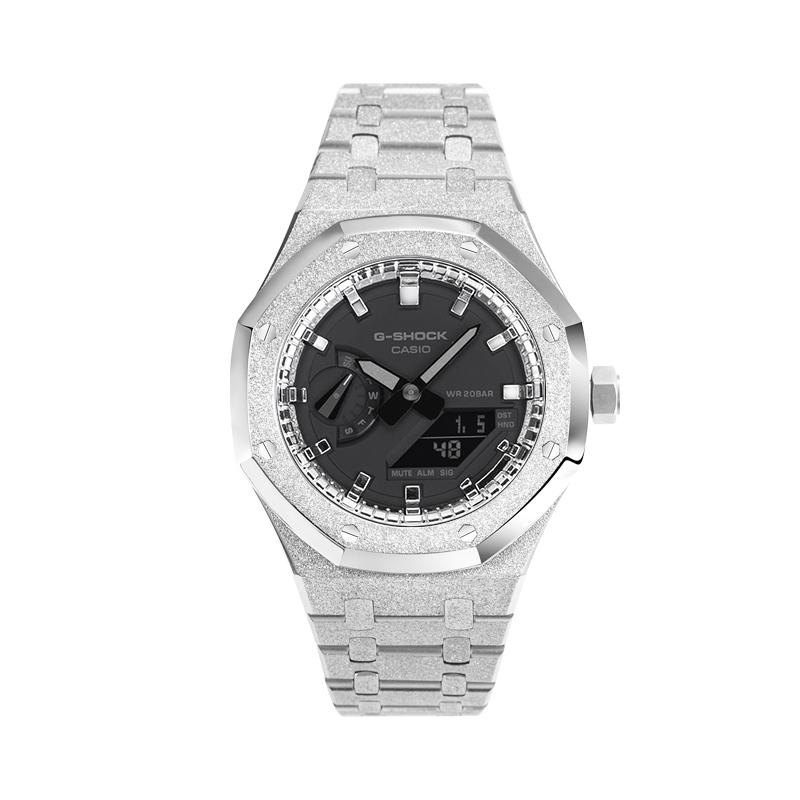 CASIO Unisex Liquid Crystal/Analog Dual Display Series 44.5mm Black Watch GA-2100-1A1(Team788--) Black
CASIO Unisex Liquid Crystal/Analog Dual Display Series 44.5mm Black Watch GA-2100-1A1(Team788--) Black