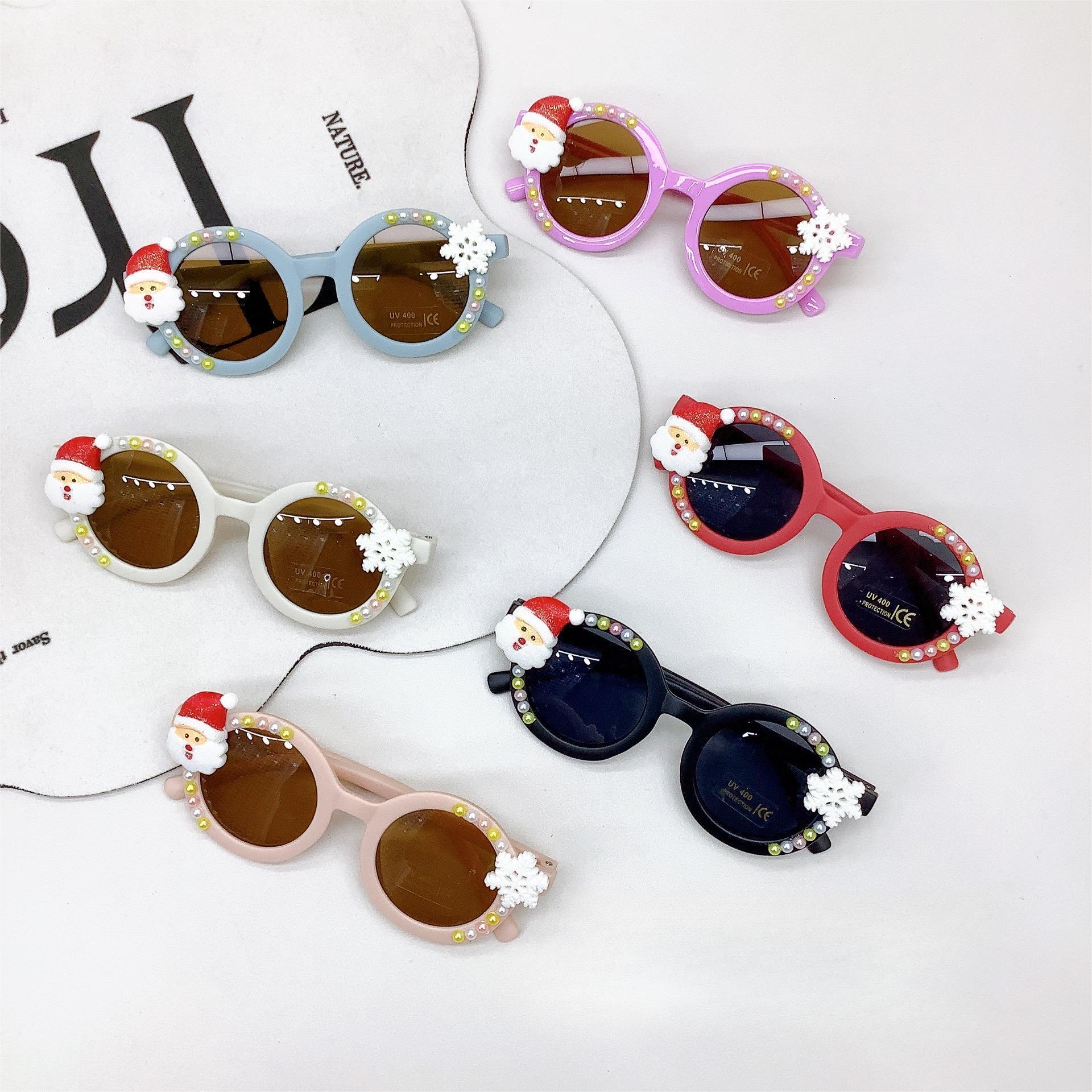 Cute Children S Sunglasses Round Frame Fashion Snowflake Santa Baby Sunglasses Sunshade Concave Glasses
Cute Children S Sunglasses Round Frame Fashion Snowflake Santa Baby Sunglasses Sunshade Concave Glasses