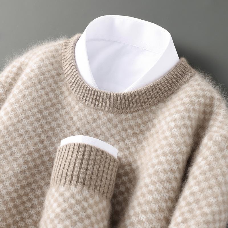 2025 A/W Men s 100% Wool Sweater - Fashion Knitwear with Contrast Polka Dot Stripes XXL верблюд
2025 A/W Men s 100% Wool Sweater - Fashion Knitwear with Contrast Polka Dot Stripes XXL верблюд