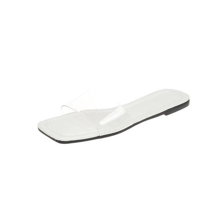 Transparent slippers women s summer outer wear 2025 new fashionable versatile flat bottom non-slip sandals fairy gentle one-word drag 36 білий
Transparent slippers women s summer outer wear 2025 new fashionable versatile flat bottom non-slip sandals fairy gentle one-word drag 36 білий