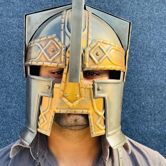 Medieval Moria Dwarves Helmet Cosplay, LARP Armor Helmet Ideal Role Play Costume Best Gift for Him.
Medieval Moria Dwarves Helmet Cosplay, LARP Armor Helmet Ideal Role Play Costume Best Gift for Him.
