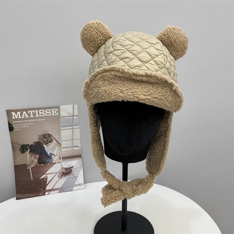 Cute bear ears velvet warm women winter north outdoor cold fashion student hat tide Average size 54- 59CM темно-коричневого кольору
Cute bear ears velvet warm women winter north outdoor cold fashion student hat tide Average size 54- 59CM темно-коричневого кольору