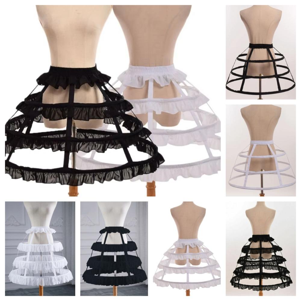 Falbala Bird Cage Fish Bone Skirt Adjustable Waist Bride Wedding Dress Lining Ball Gown White-3 Hoops
Falbala Bird Cage Fish Bone Skirt Adjustable Waist Bride Wedding Dress Lining Ball Gown White-3 Hoops