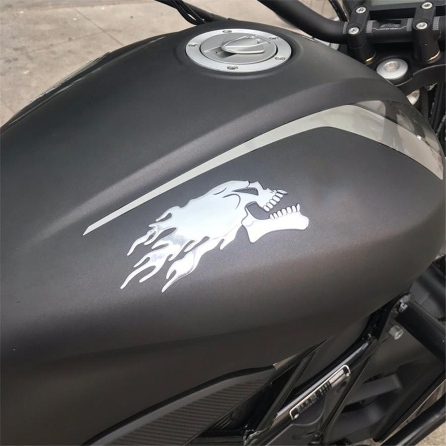 New 6x14cm Pair Skull Head Flame Style Motorcycle Fuel Gas Tank Fairing Badge Decal
New 6x14cm Pair Skull Head Flame Style Motorcycle Fuel Gas Tank Fairing Badge Decal