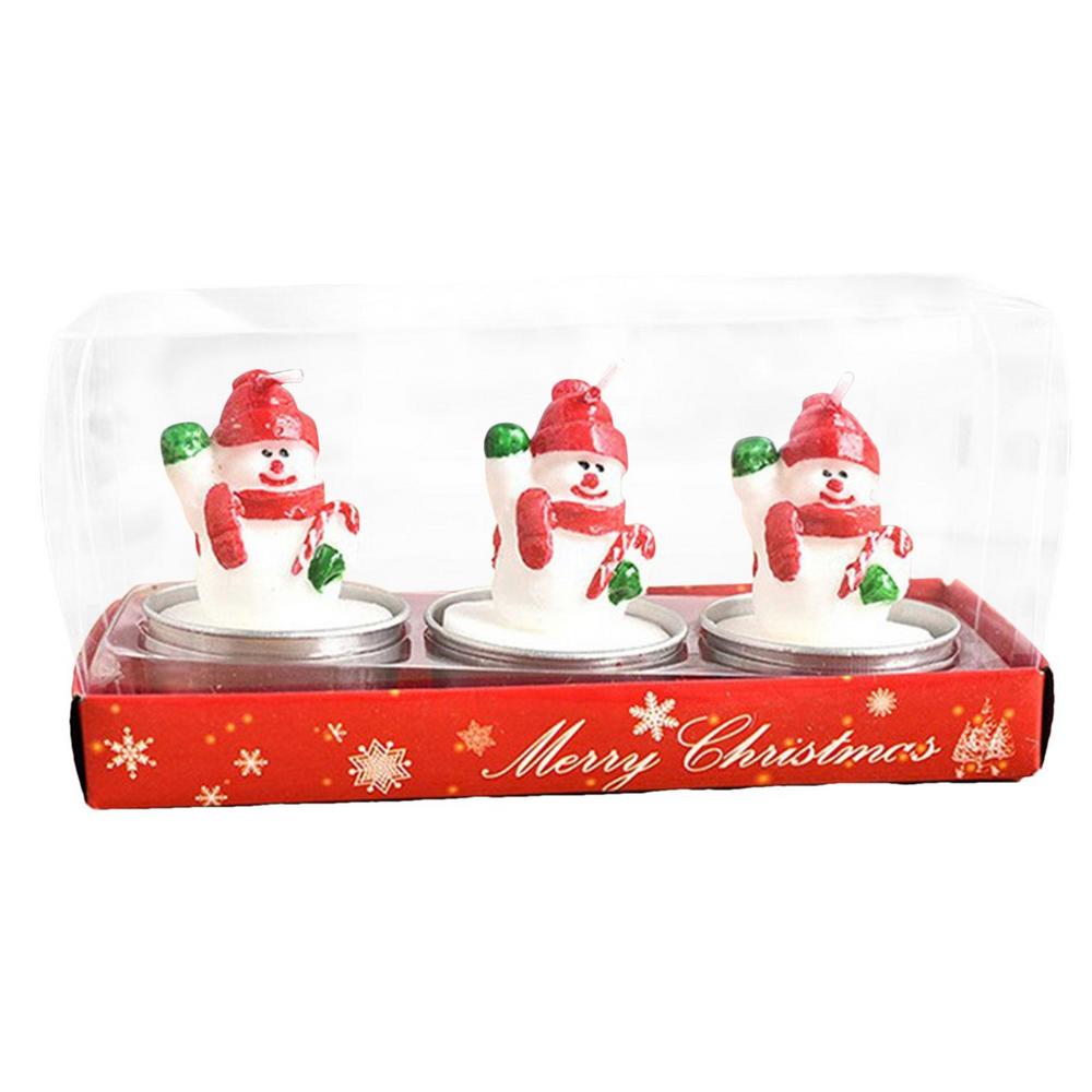 Holiday Tea Light Candles 3Pcs Tea Lights Candles Home Decoration Santa Christmas Tree Snowman Craft Candles Holiday
Holiday Tea Light Candles 3Pcs Tea Lights Candles Home Decoration Santa Christmas Tree Snowman Craft Candles Holiday